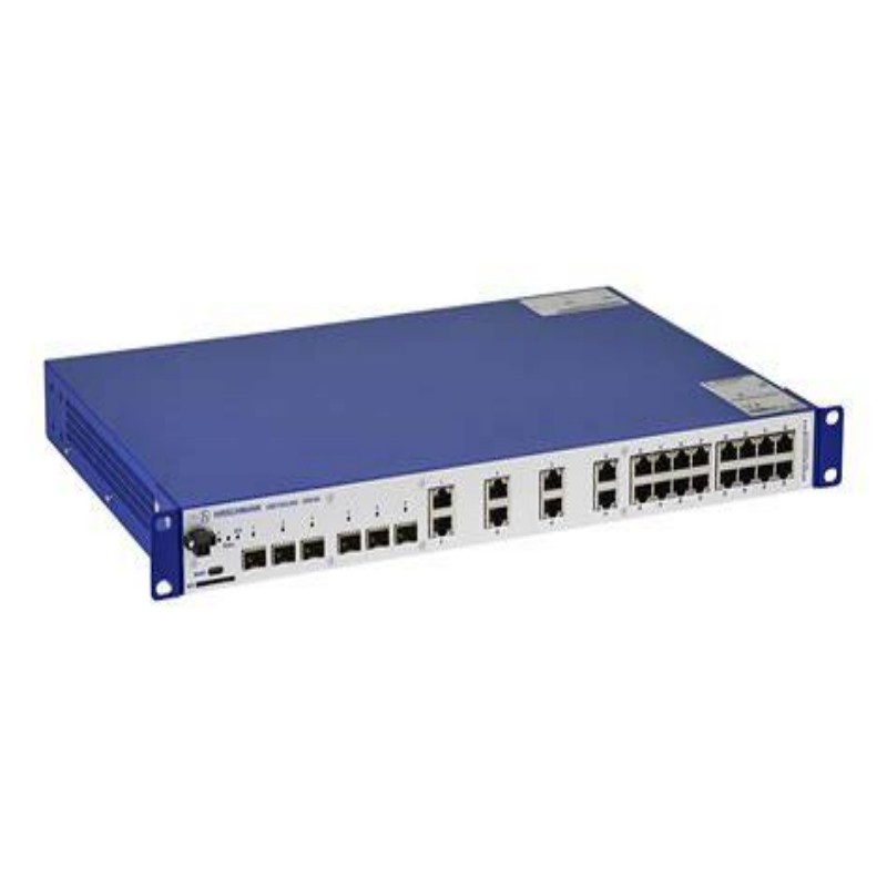 16-портовый Gigabit Rack Mount Switch серии Hirschmann GRS105