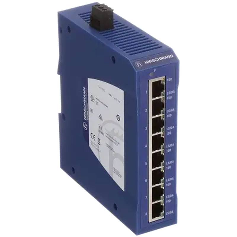 Hirschmann SPIDER II 8TX промышленный 8-портовый DIN рельсовый коммутатор Ethernet