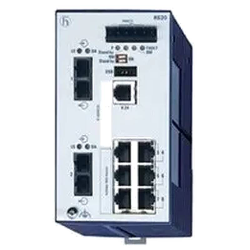 Управляемый быстрый коммутатор Ethernet Hirschmann RS20-0800S2S2SDAEHC, HiPER-Ring