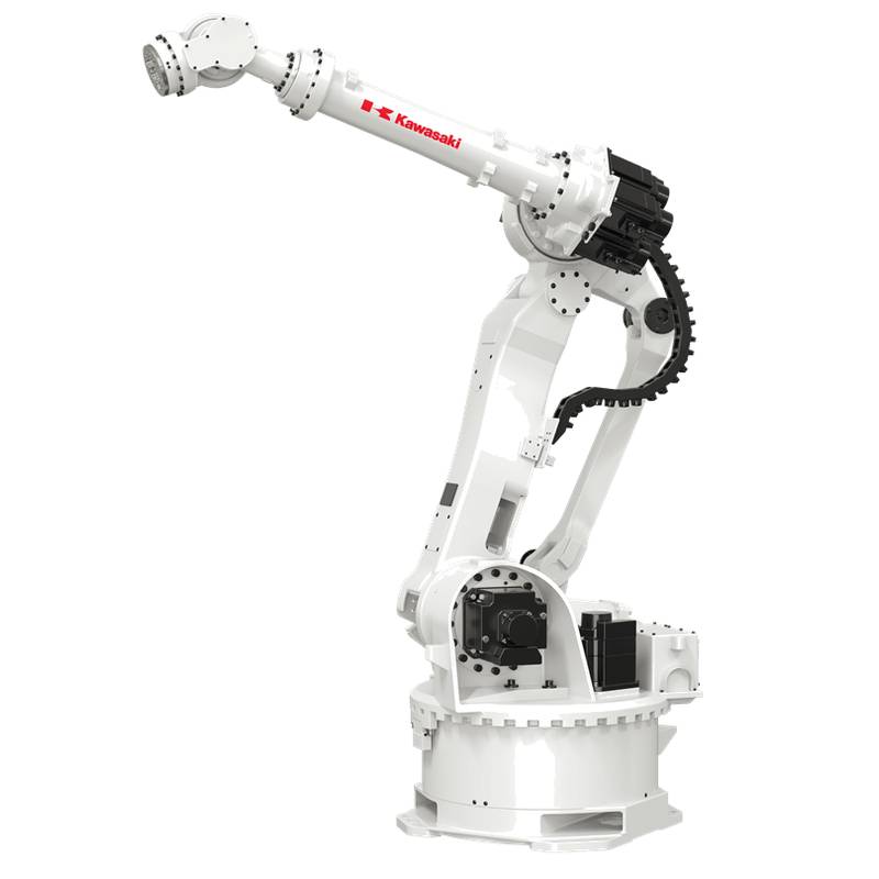Шестиосевой робот Kawasaki Robot ZX130L для роботизированной точечной сварки при сборке автомобильных кузовов с большим вылетом и на линиях металлообработки