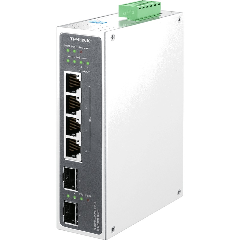 Промышленный PoE-коммутатор TP-LINK TL-SG2206P, 6-портовый управляемый коммутатор для камер видеонаблюдения в защищенном корпусе