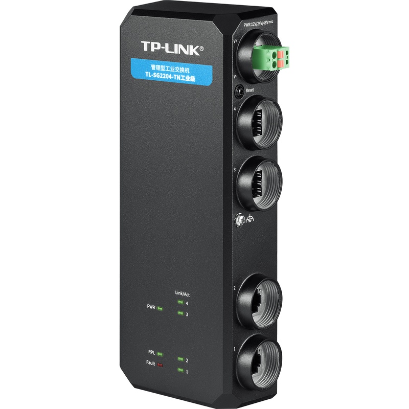 Промышленный 4-портовый Ethernet-коммутатор TP-LINK TL-SG2204-TN для защищенных управляемых систем Ethernet в экстремальных условиях